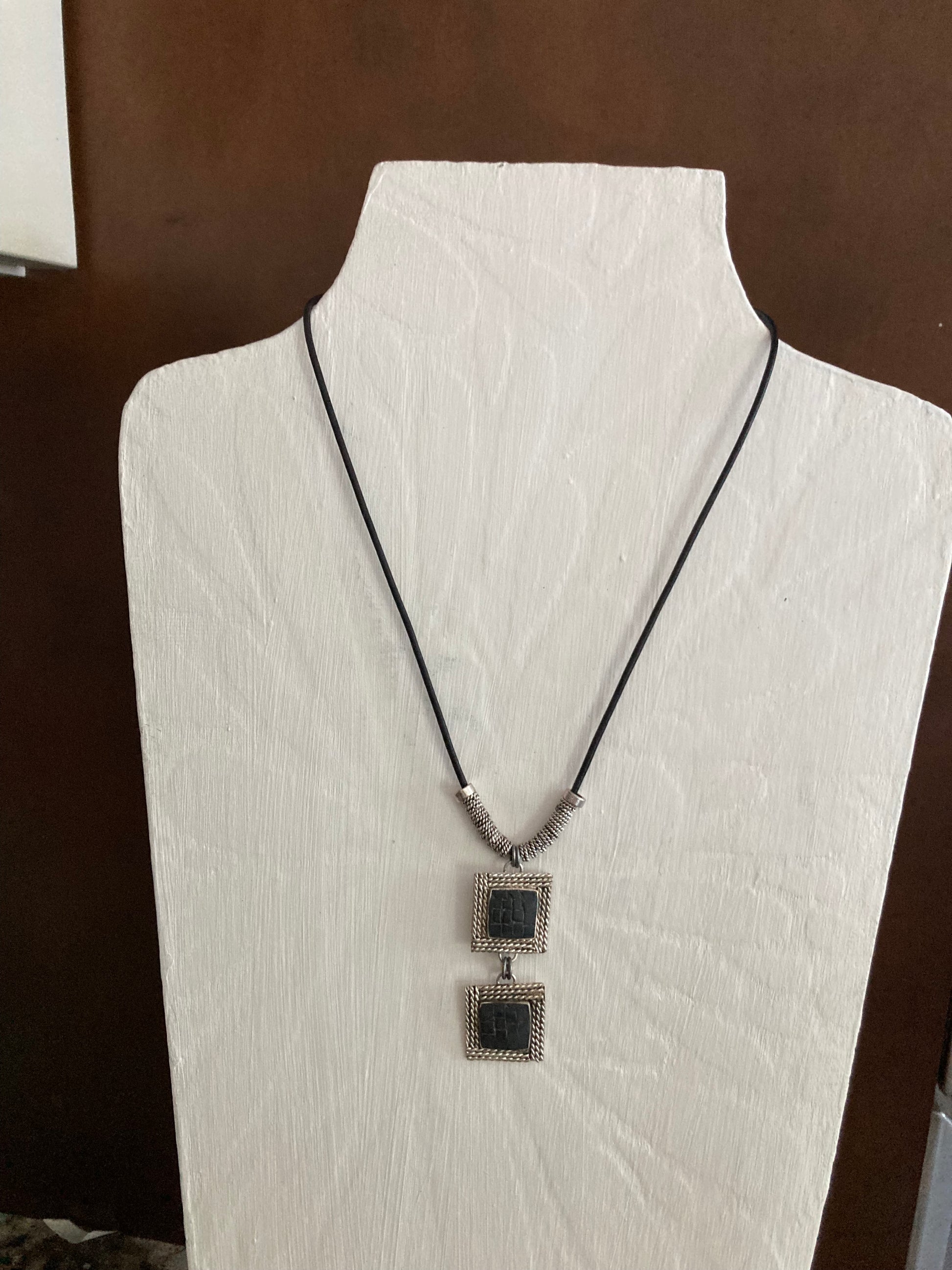 Tibetan antique silver necklace