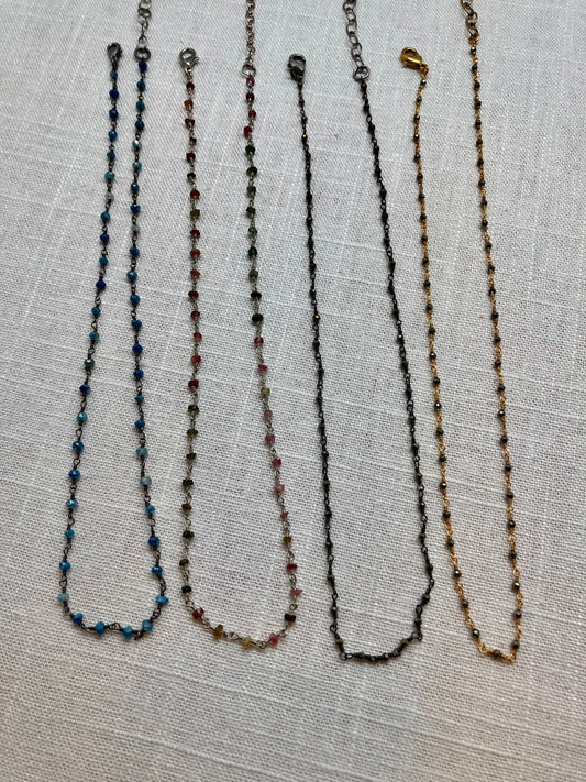 Indian Beaded Chain Necklaces