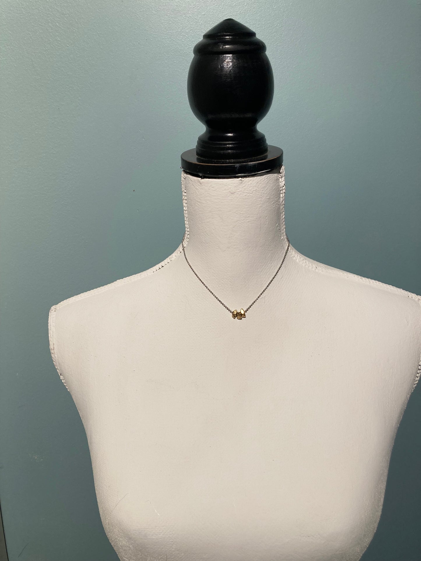 Mixed Metal Nugget Choker