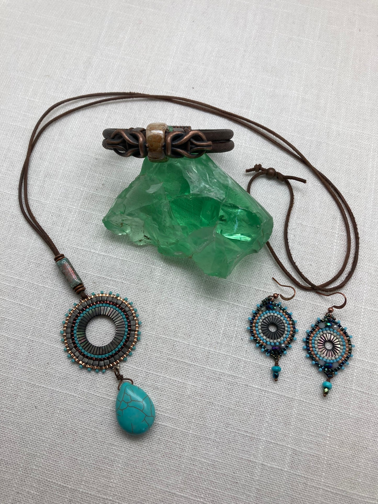 Woven Focal Necklace