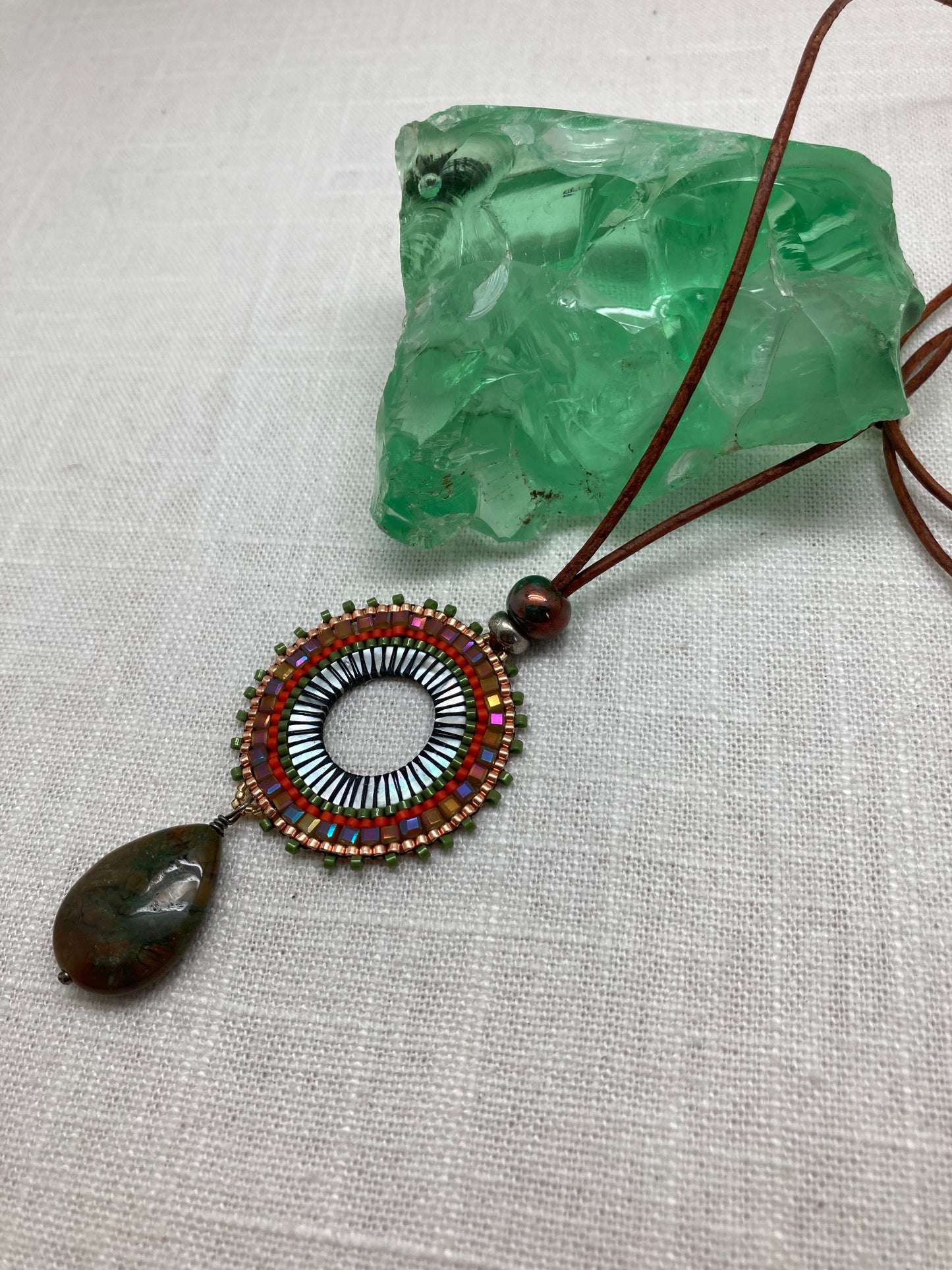 Woven Focal Necklace