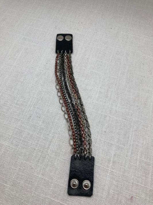 Leather Snap Destash Bracelet