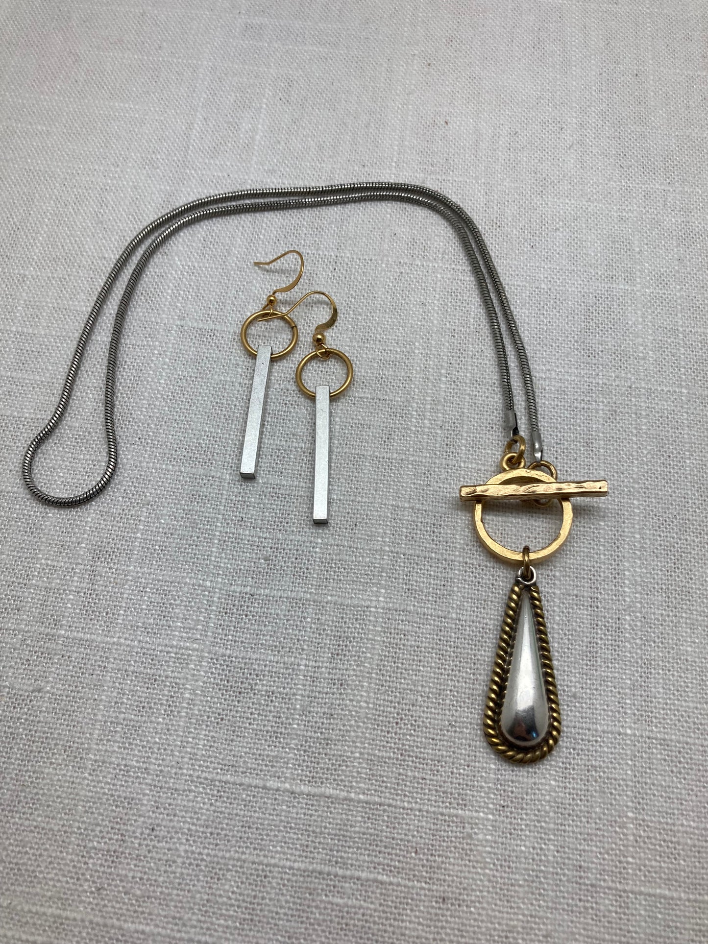 Vintage teardrop necklace