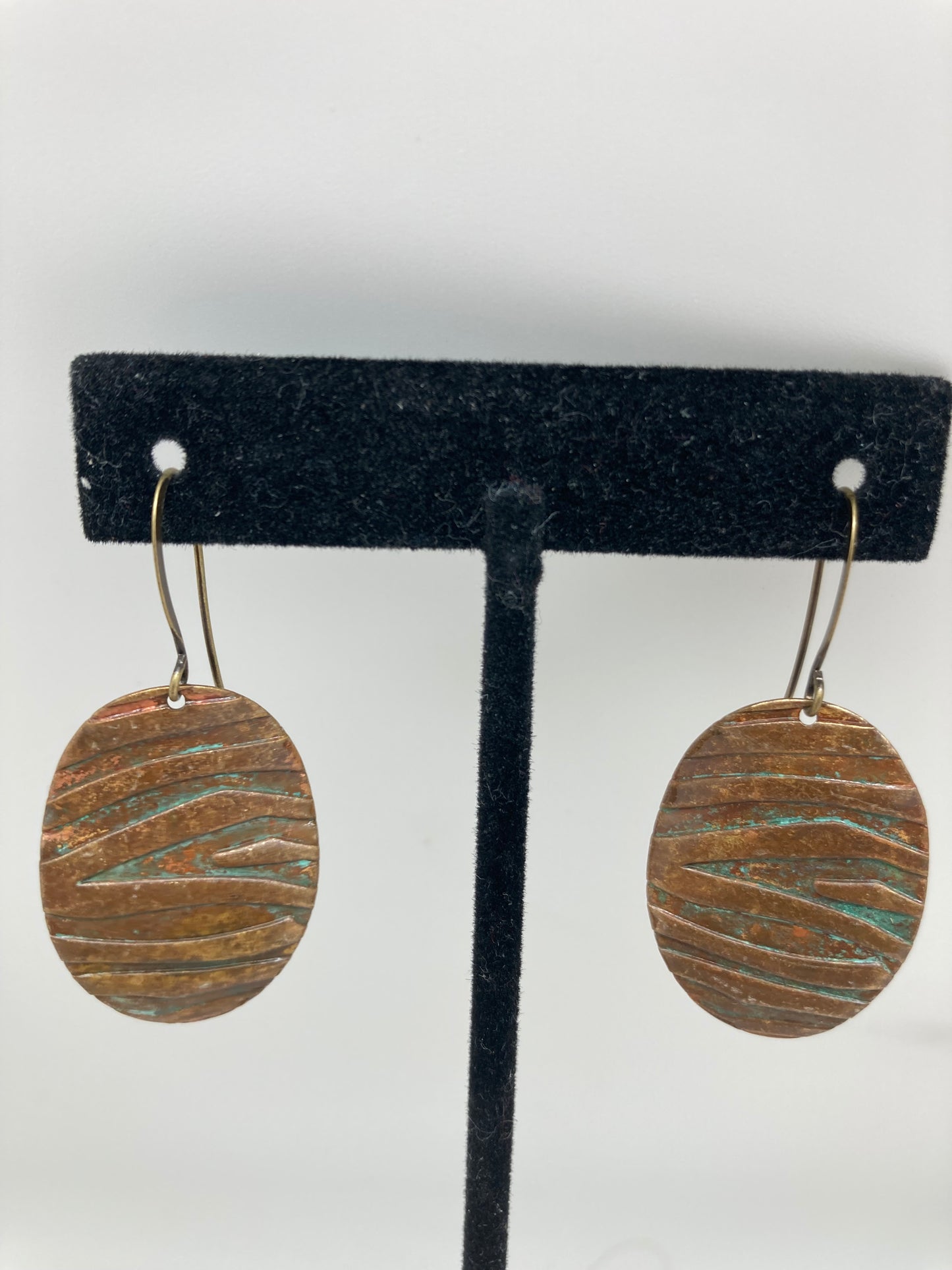 Zebra Textured Earrings
