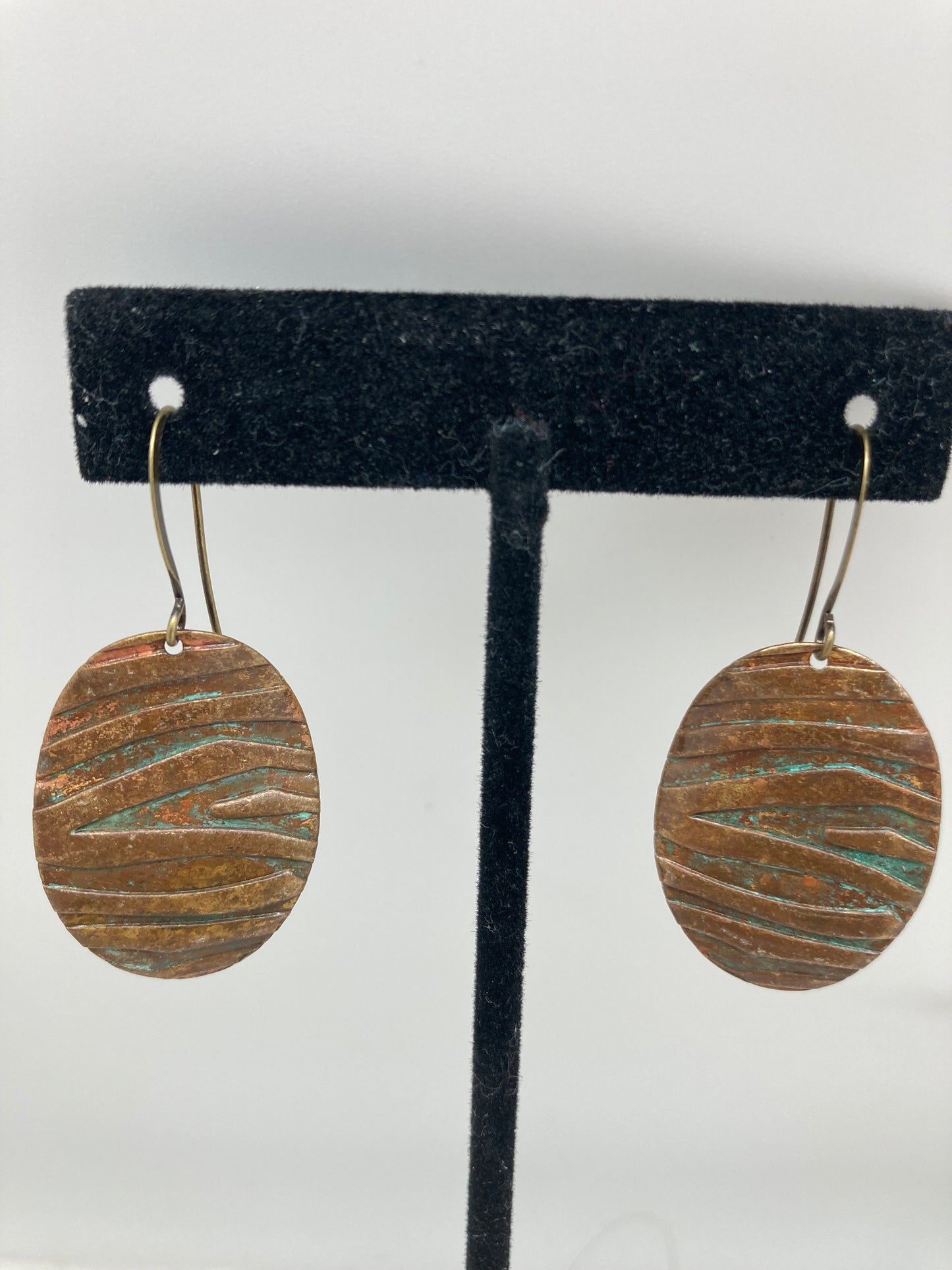 Zebra Textured Earrings
