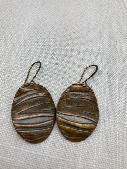 Zebra Textured Earrings