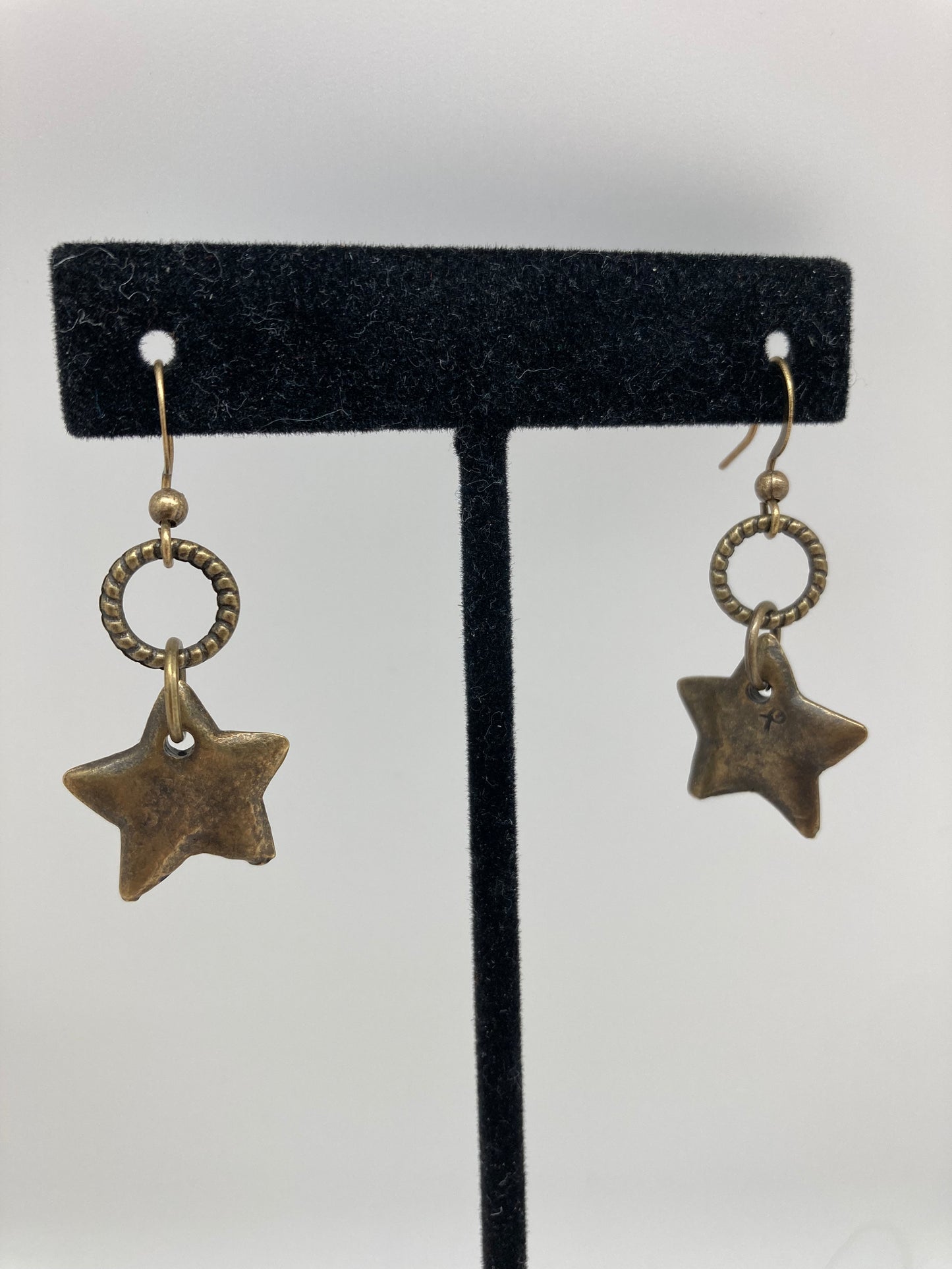 Rustic Star Earrings