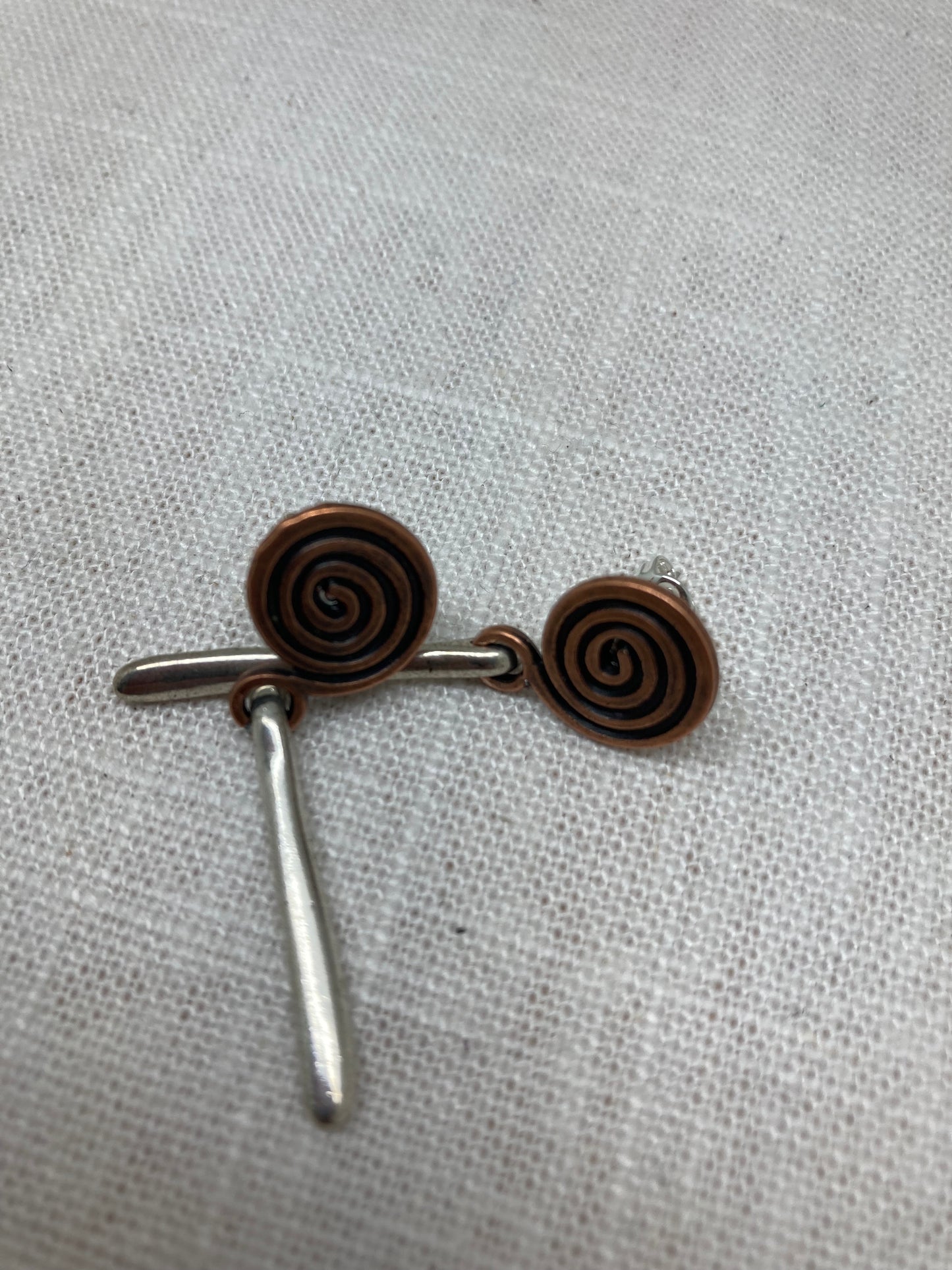 Swirl Post Earring