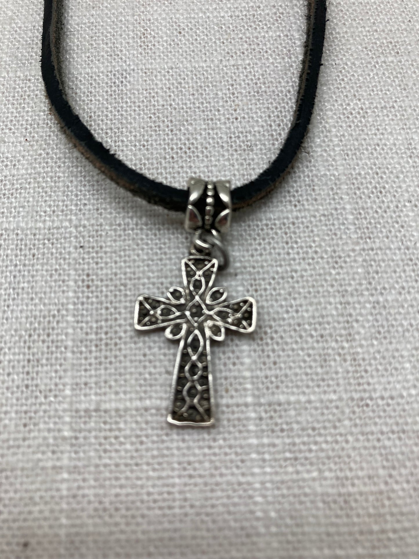 Rustic Cross Necklace