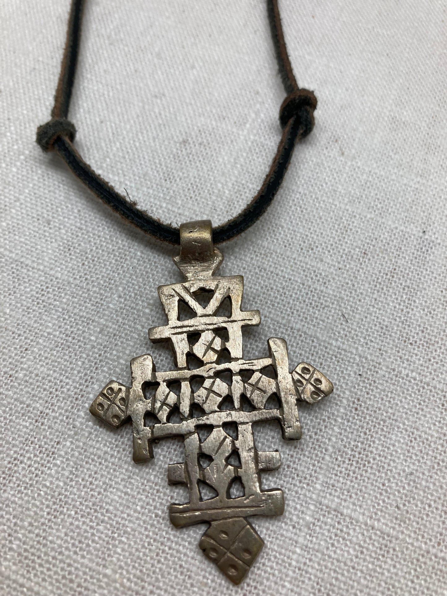 African Cross Necklace
