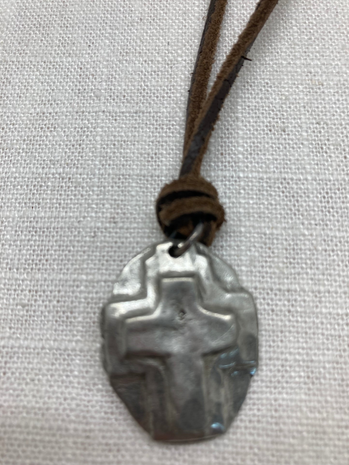 Oval Cross Necklace