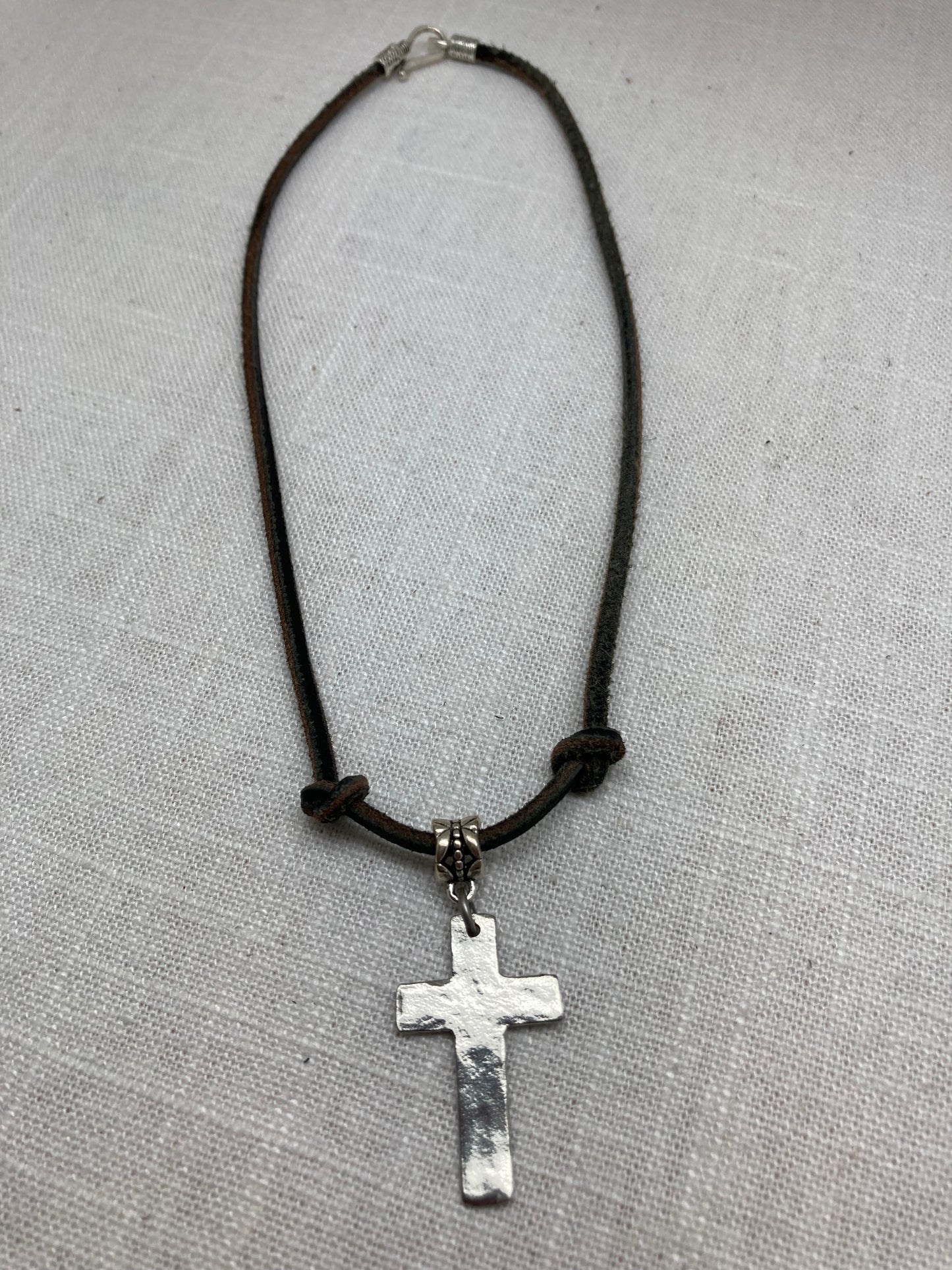 Rustic Cross Necklace