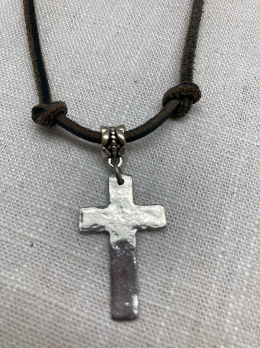 Rustic Cross Necklace