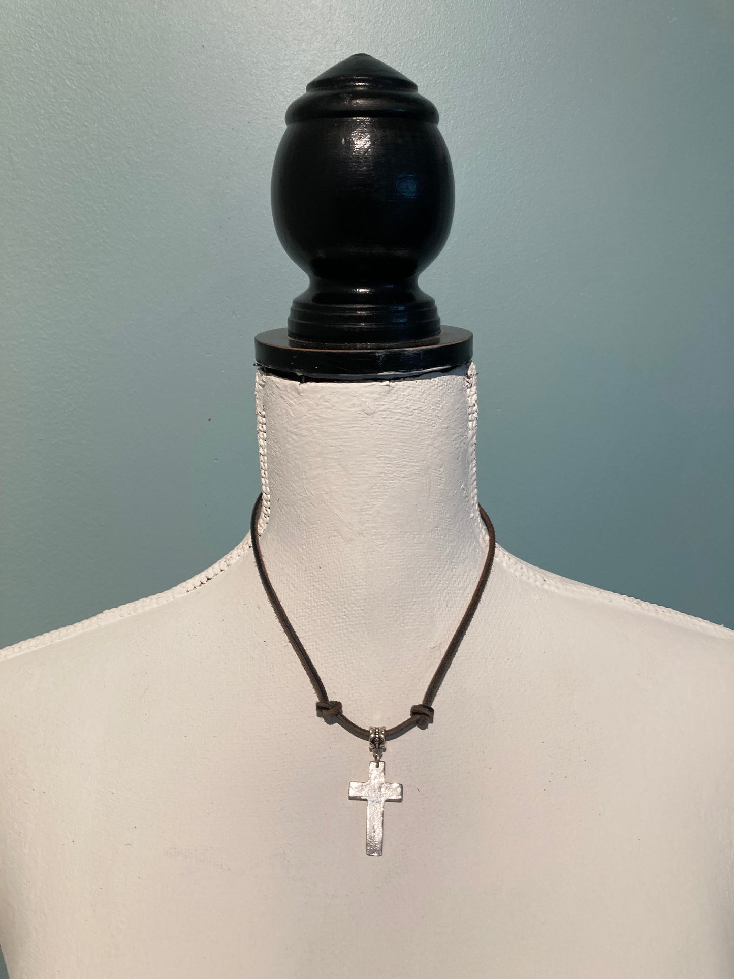 Rustic Cross Necklace