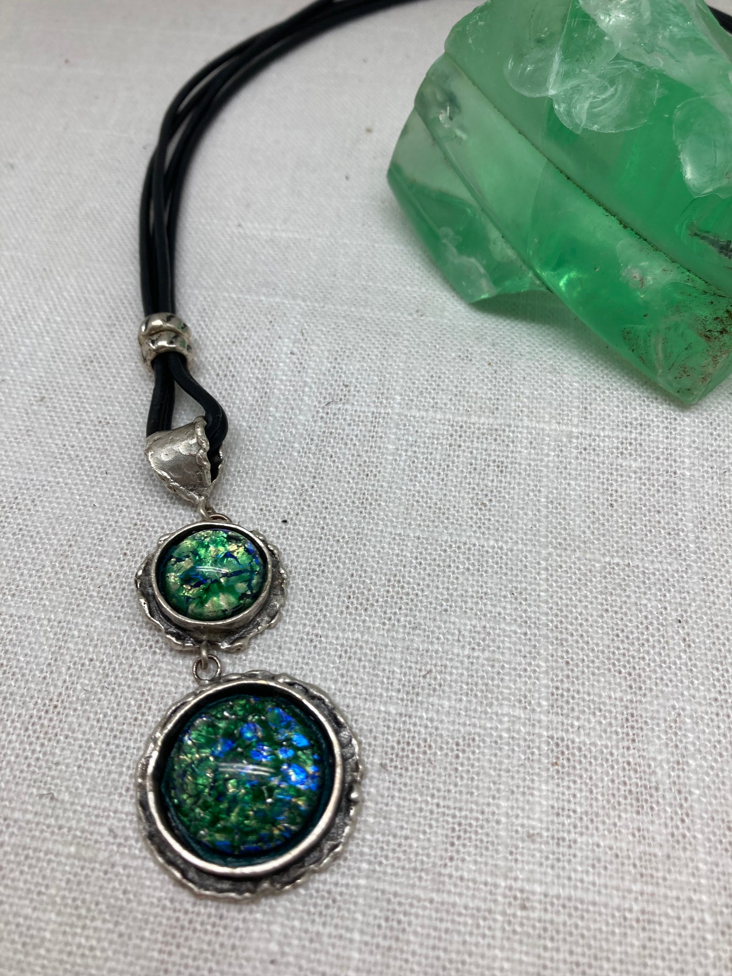 Glass Pendant Necklace