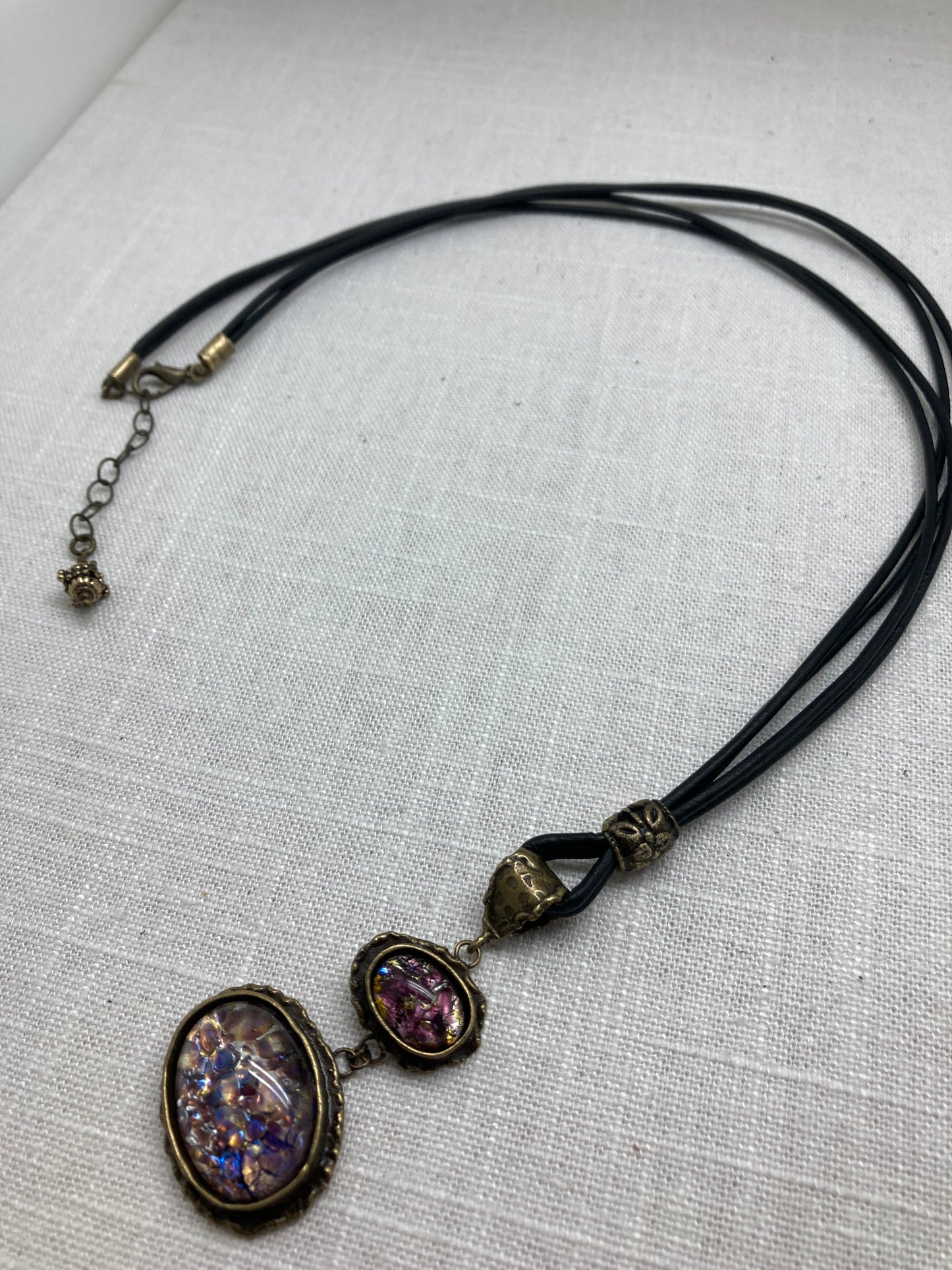 Glass Pendant Necklace