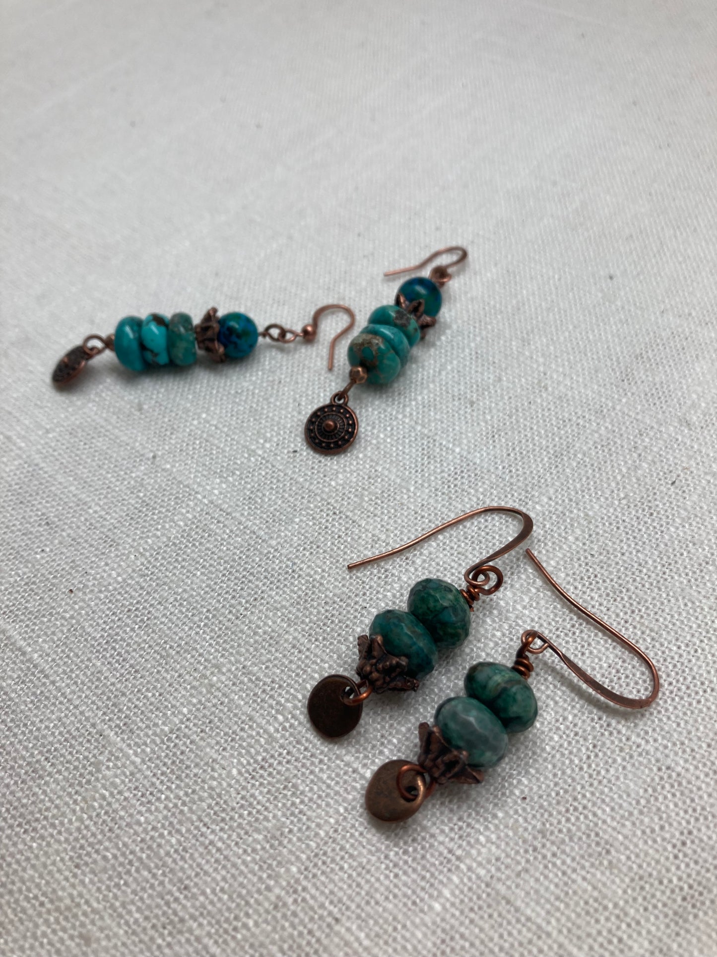 Stacked Gemstone Earrings