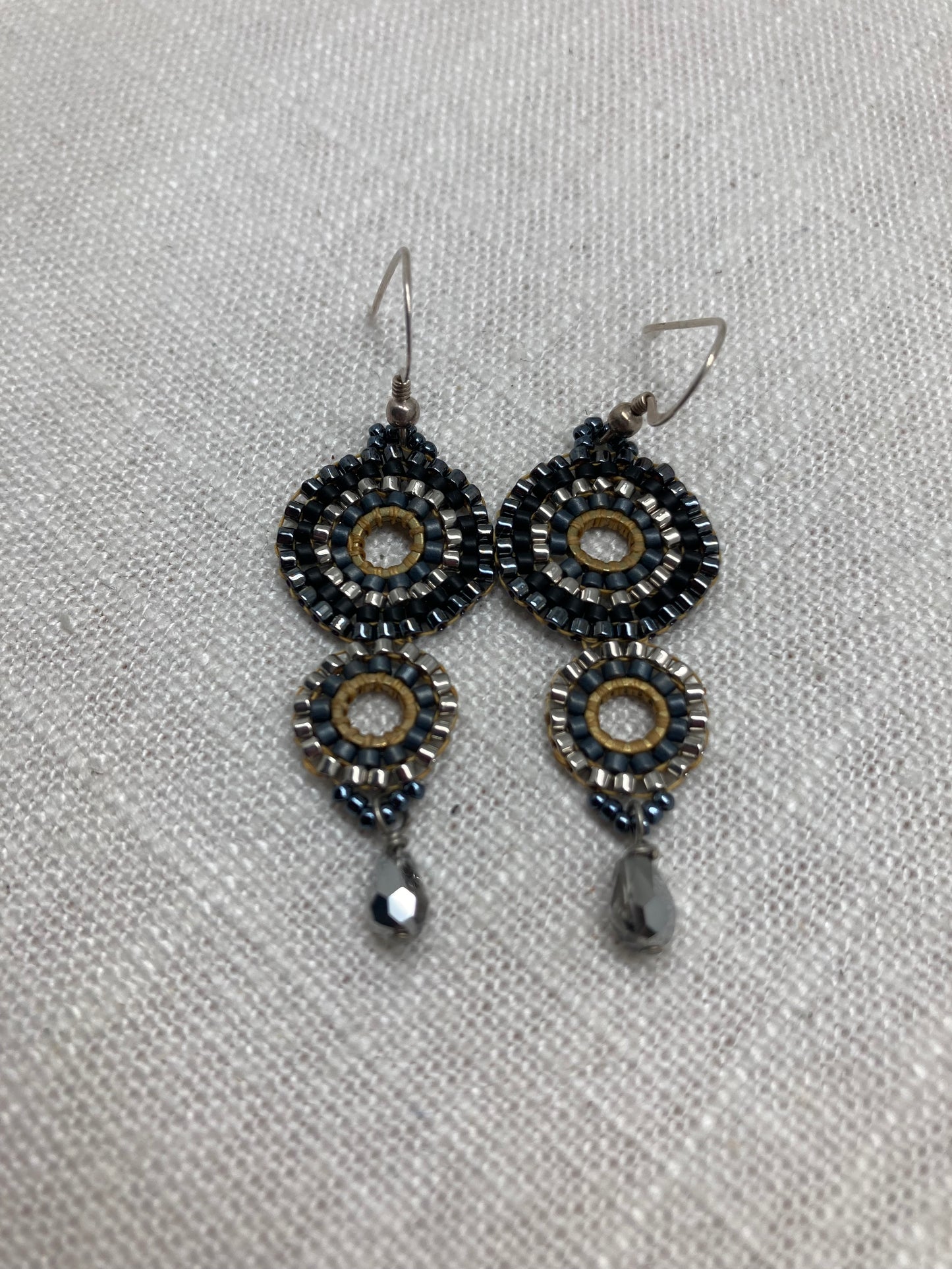 Woven Circle Earrings