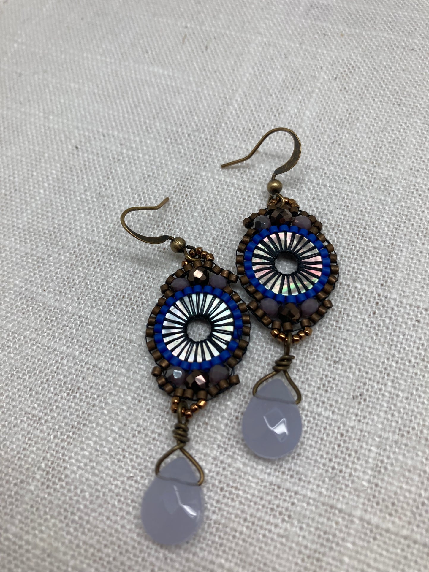 Woven Circle Earrings