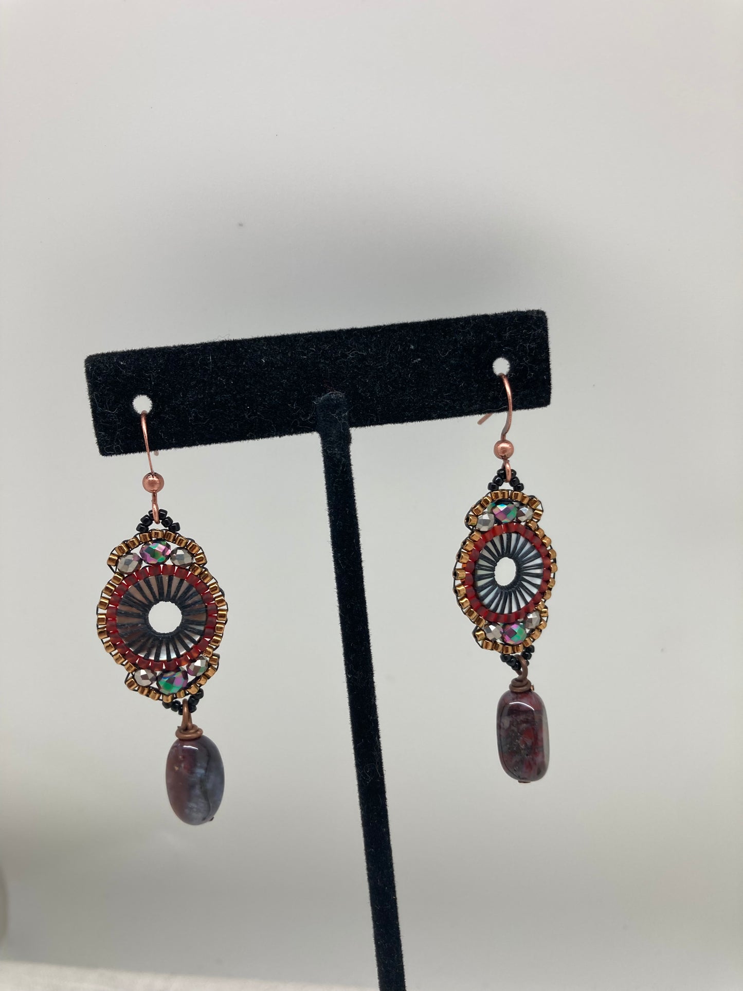Woven Circle Earrings