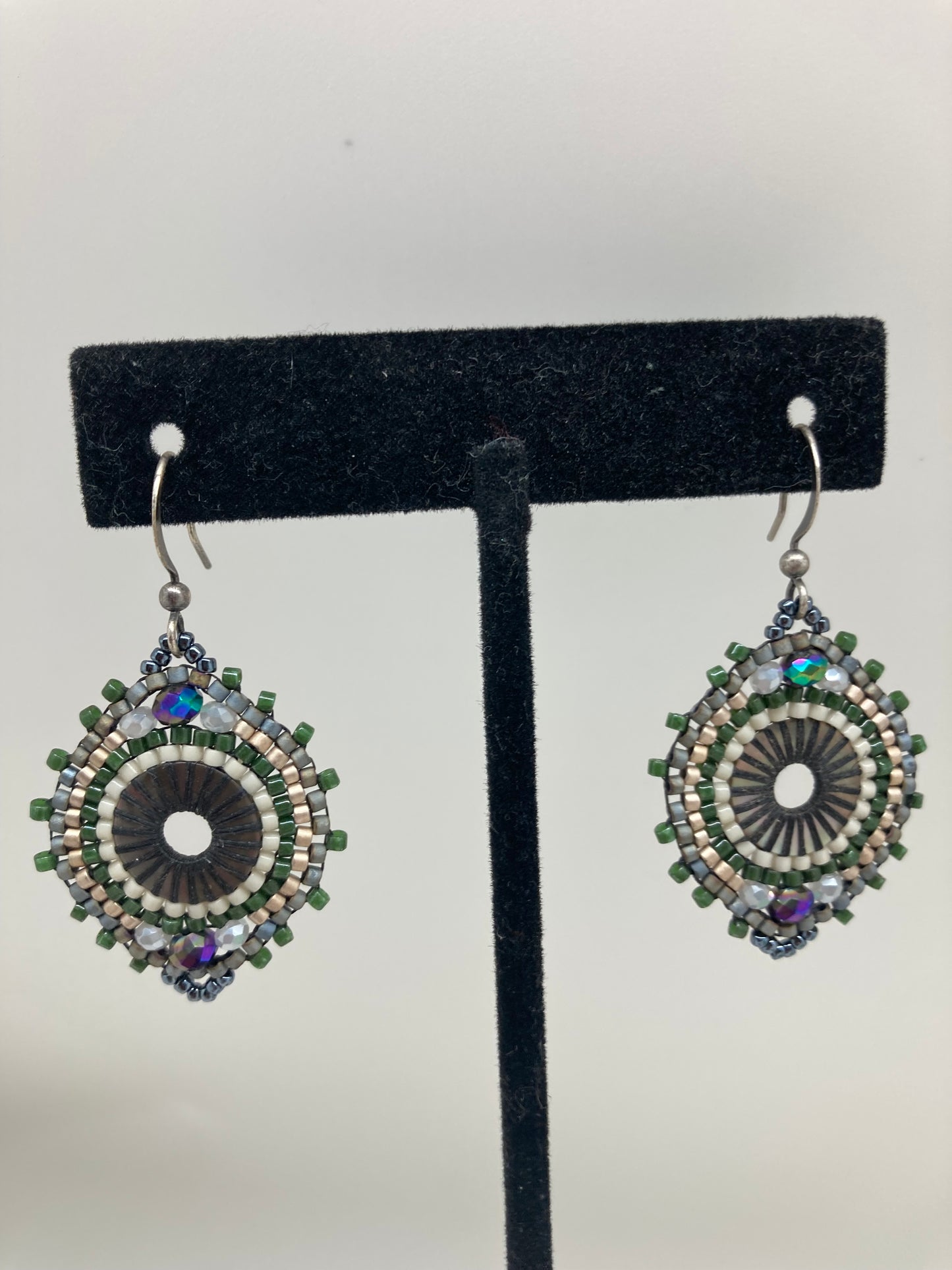 Woven Circle Earrings