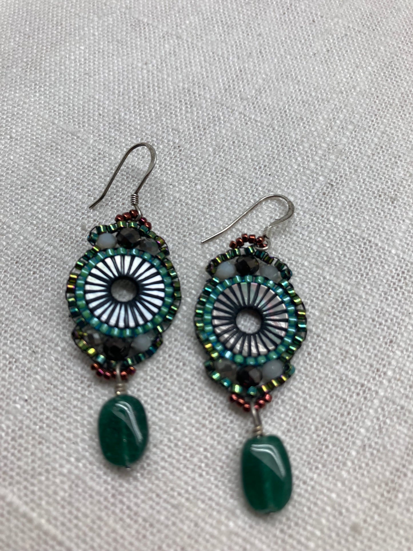 Woven Circle Earrings