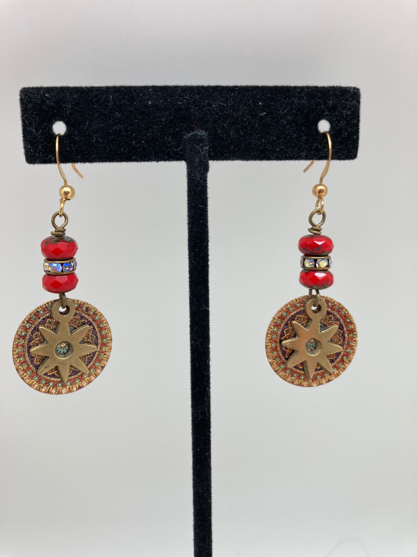Crimson Beauty Earrings