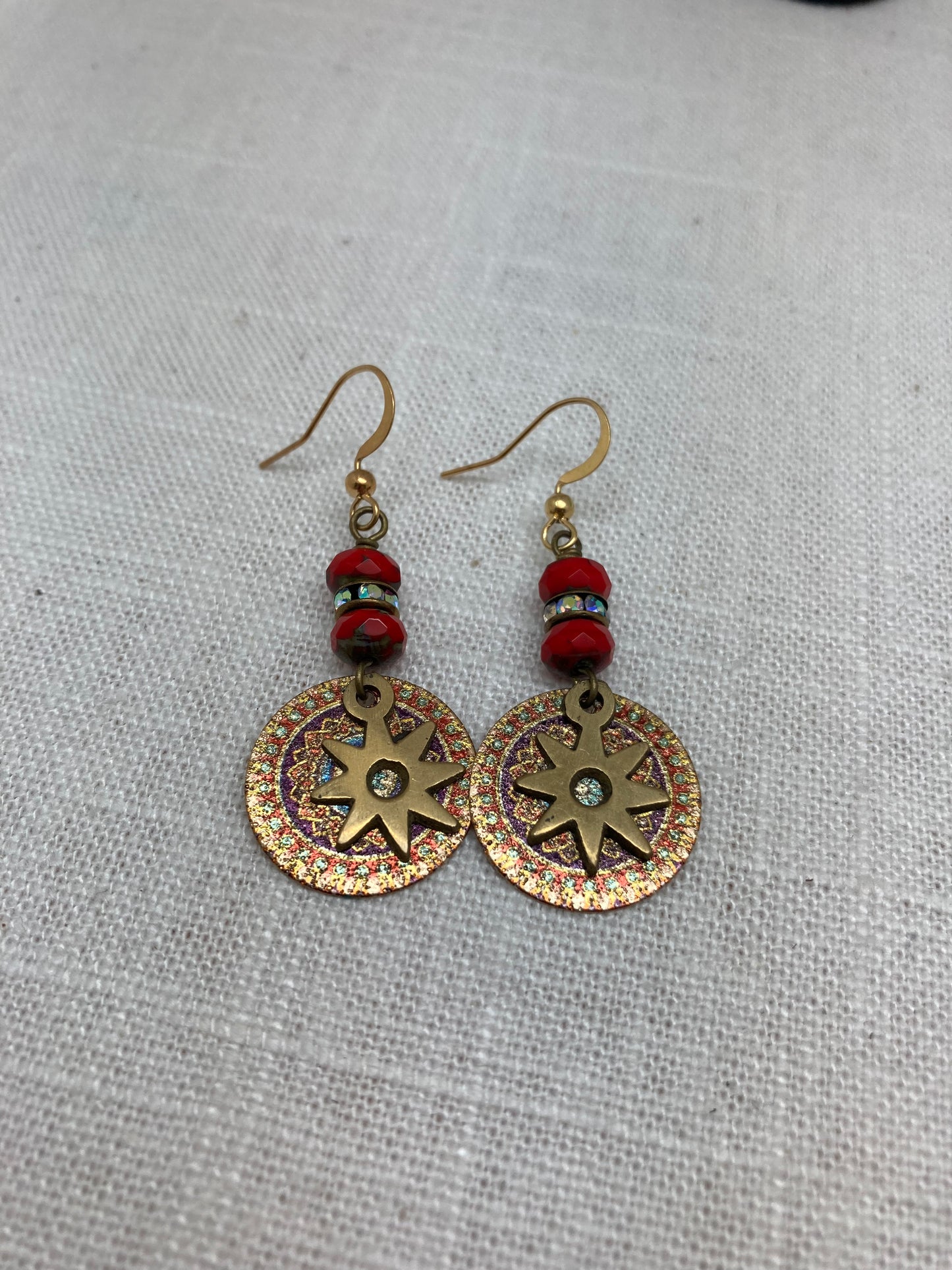 Crimson Beauty Earrings