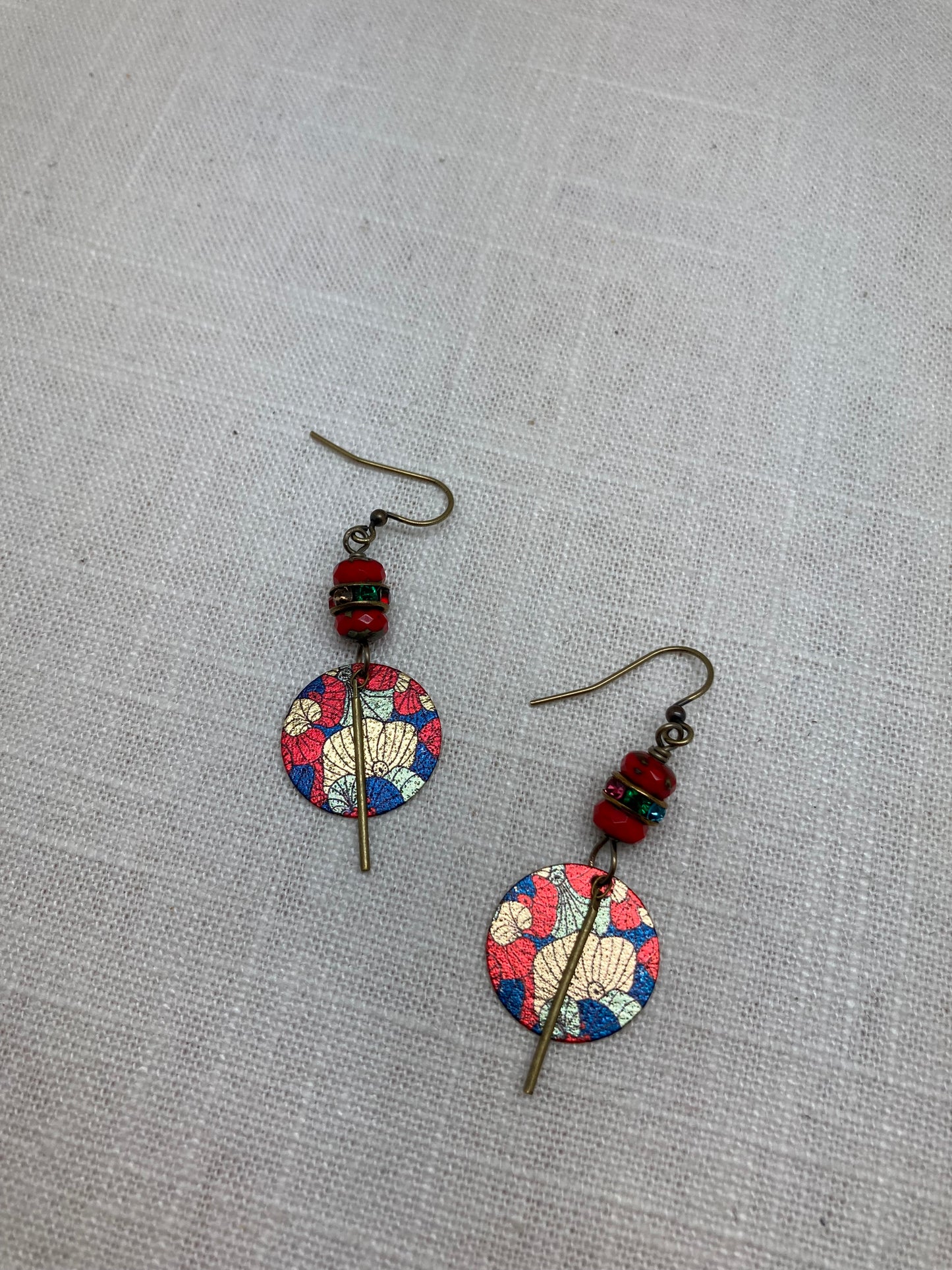 Crimson Beauty Earrings