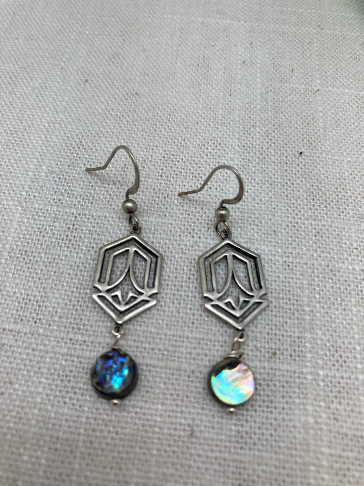 Abalone Deco Earrings