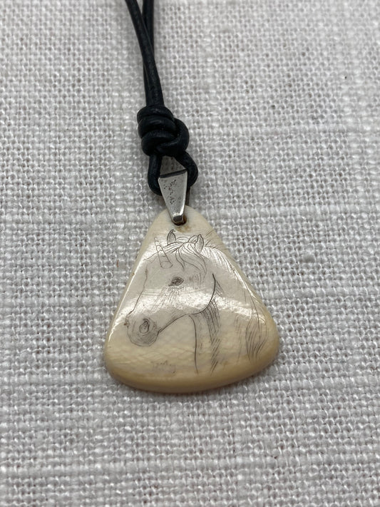 Horse Charm Necklace