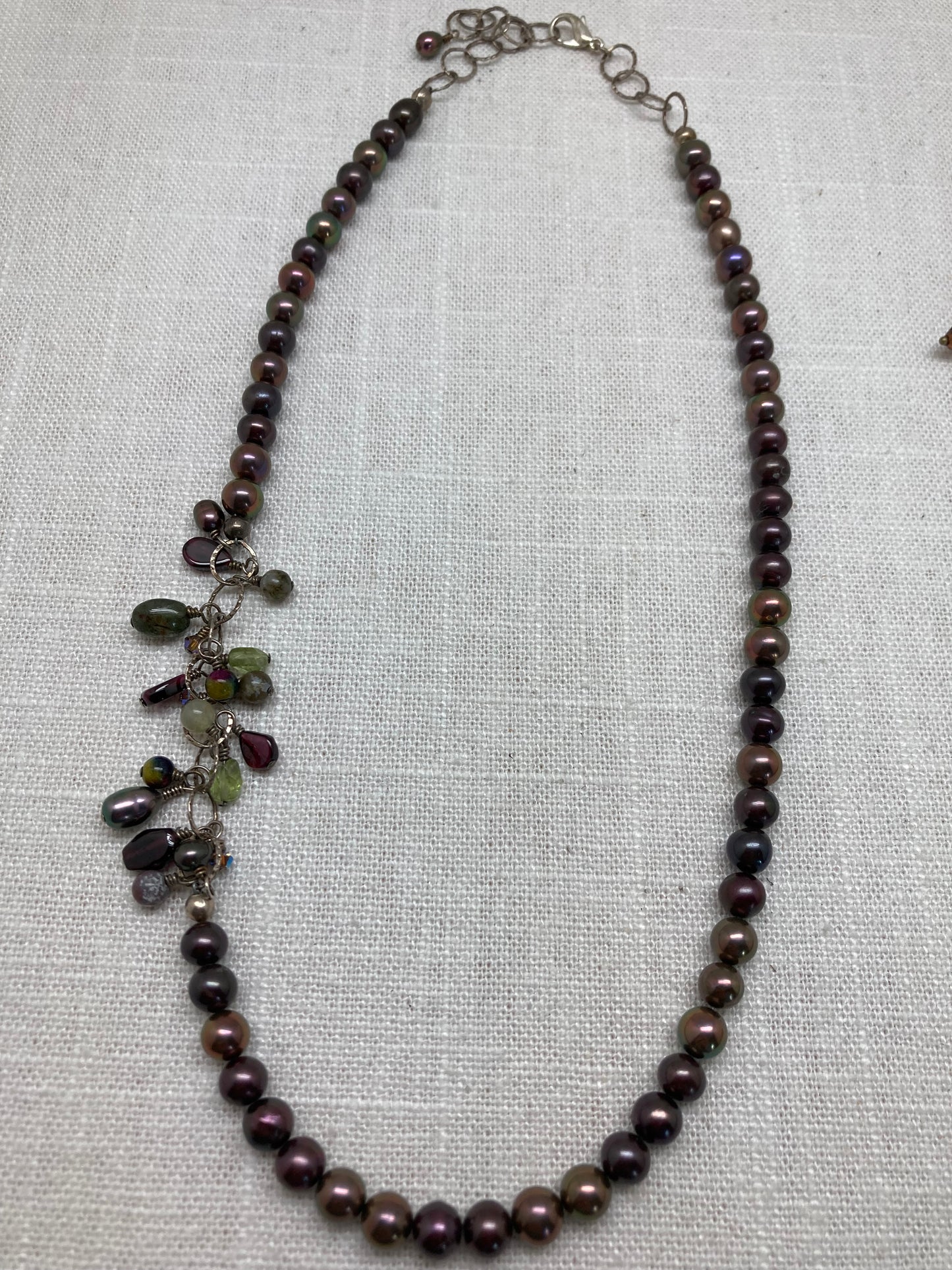 Purple Pearl Necklace