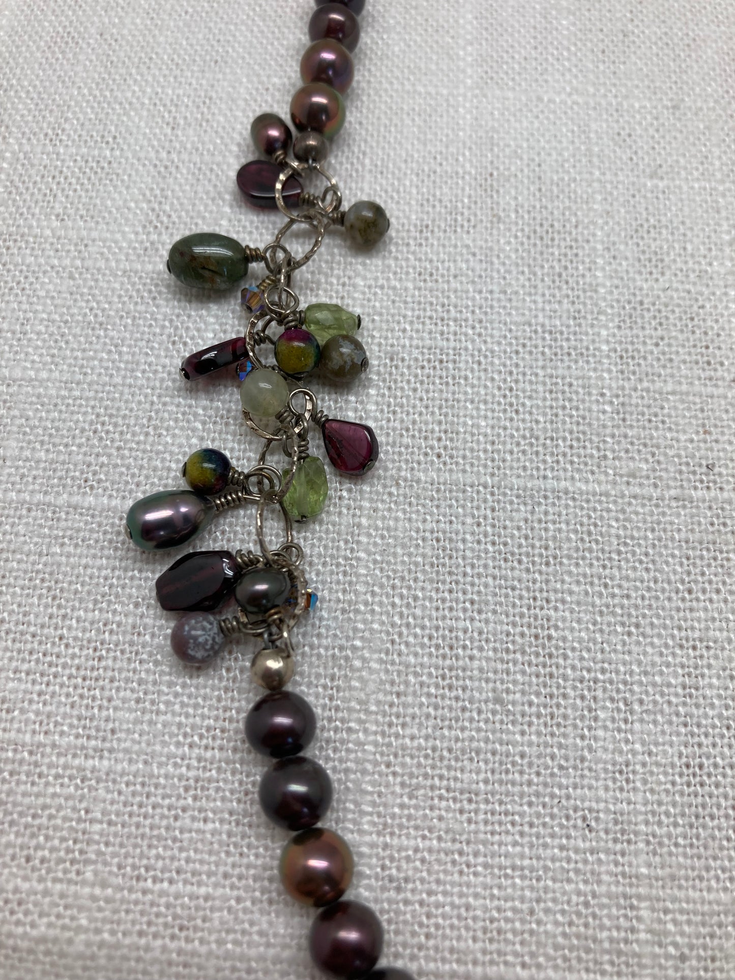 Purple Pearl Necklace