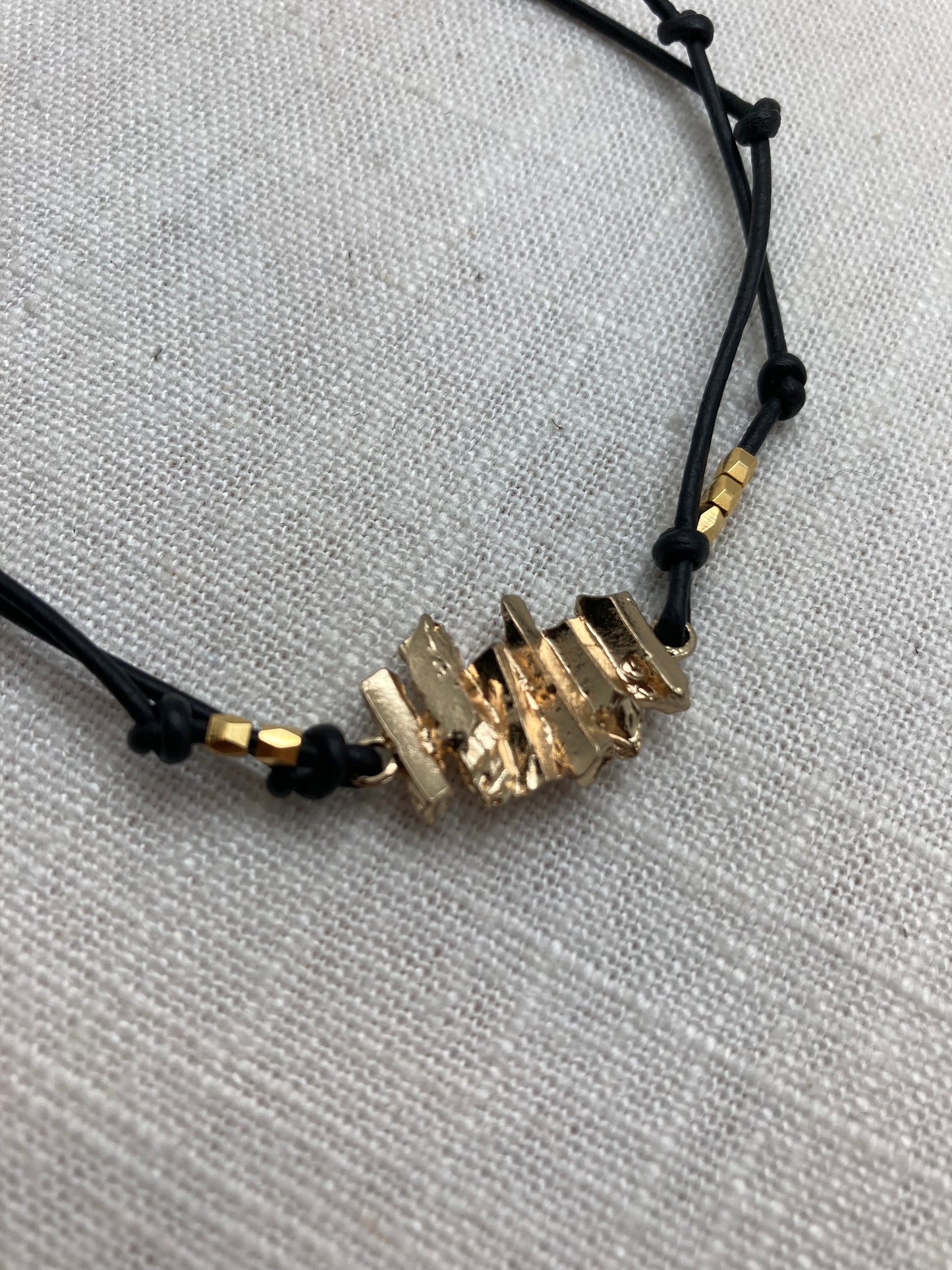 Golden Nugget Wrap Bracelet