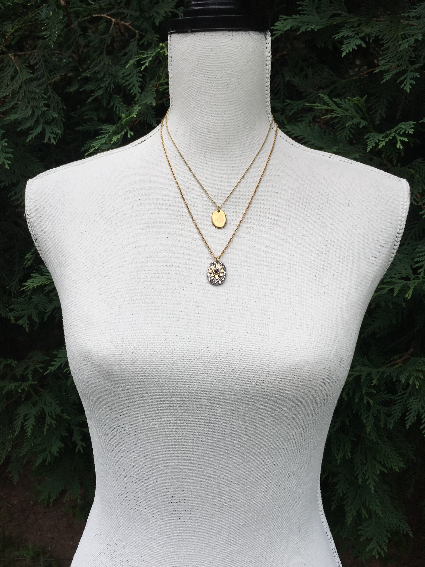 Gold Thumbprint Necklace