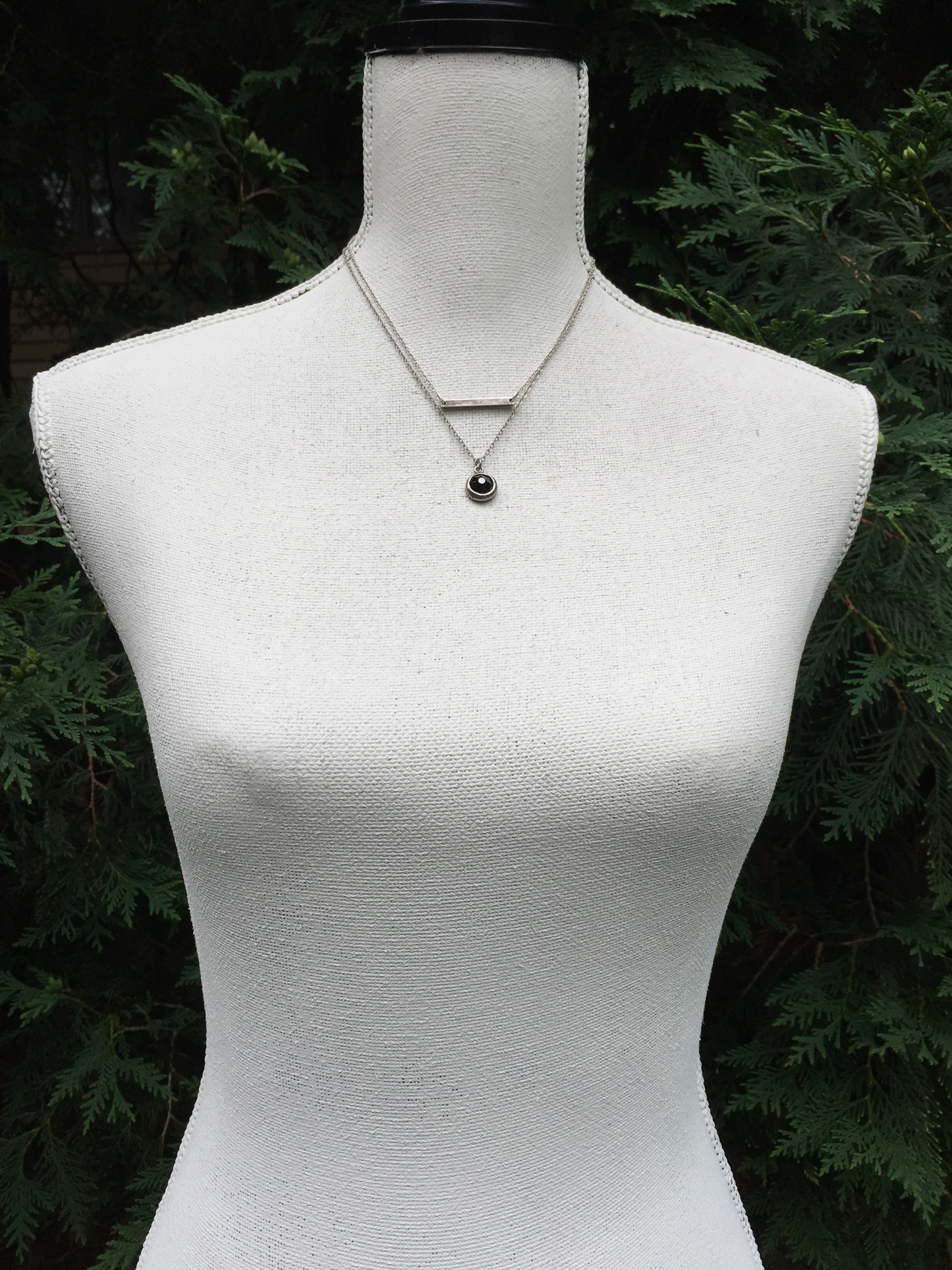 Silver Bar Necklace