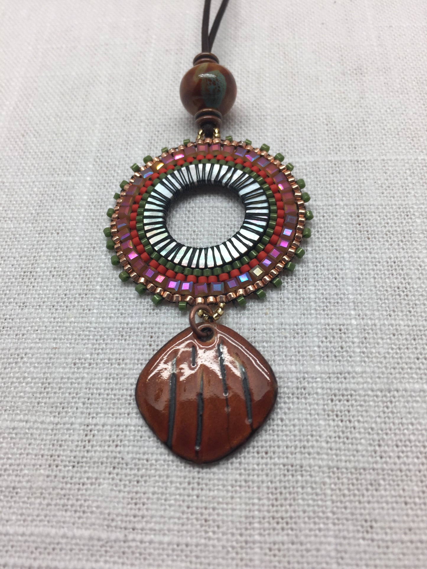 Woven Focal Necklace