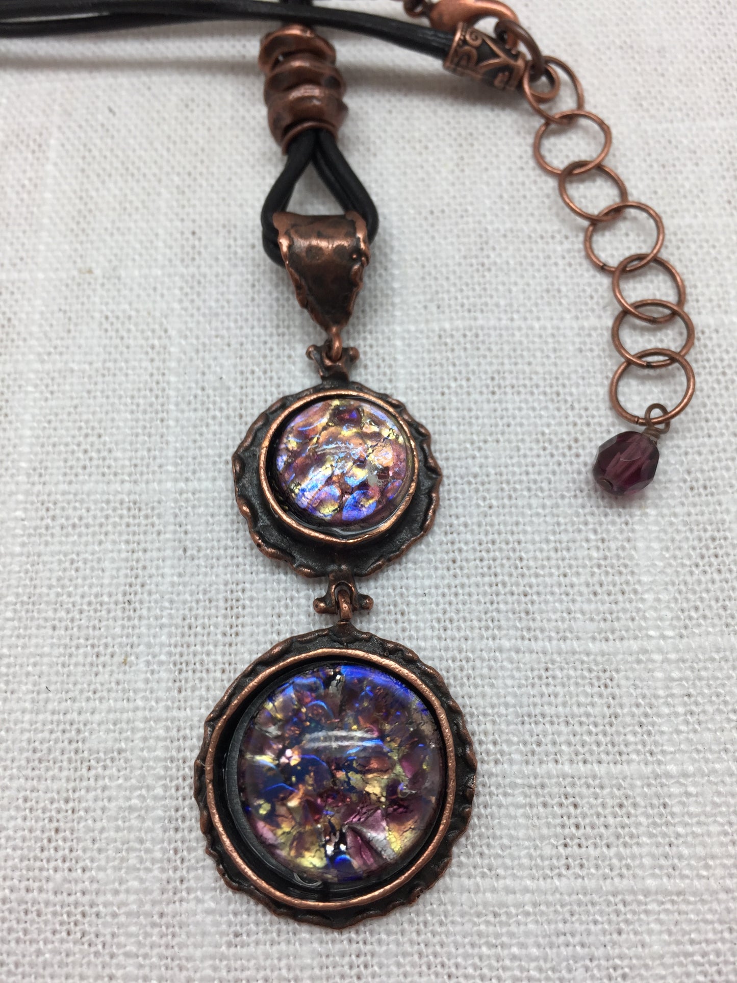 Glass Pendant Necklace