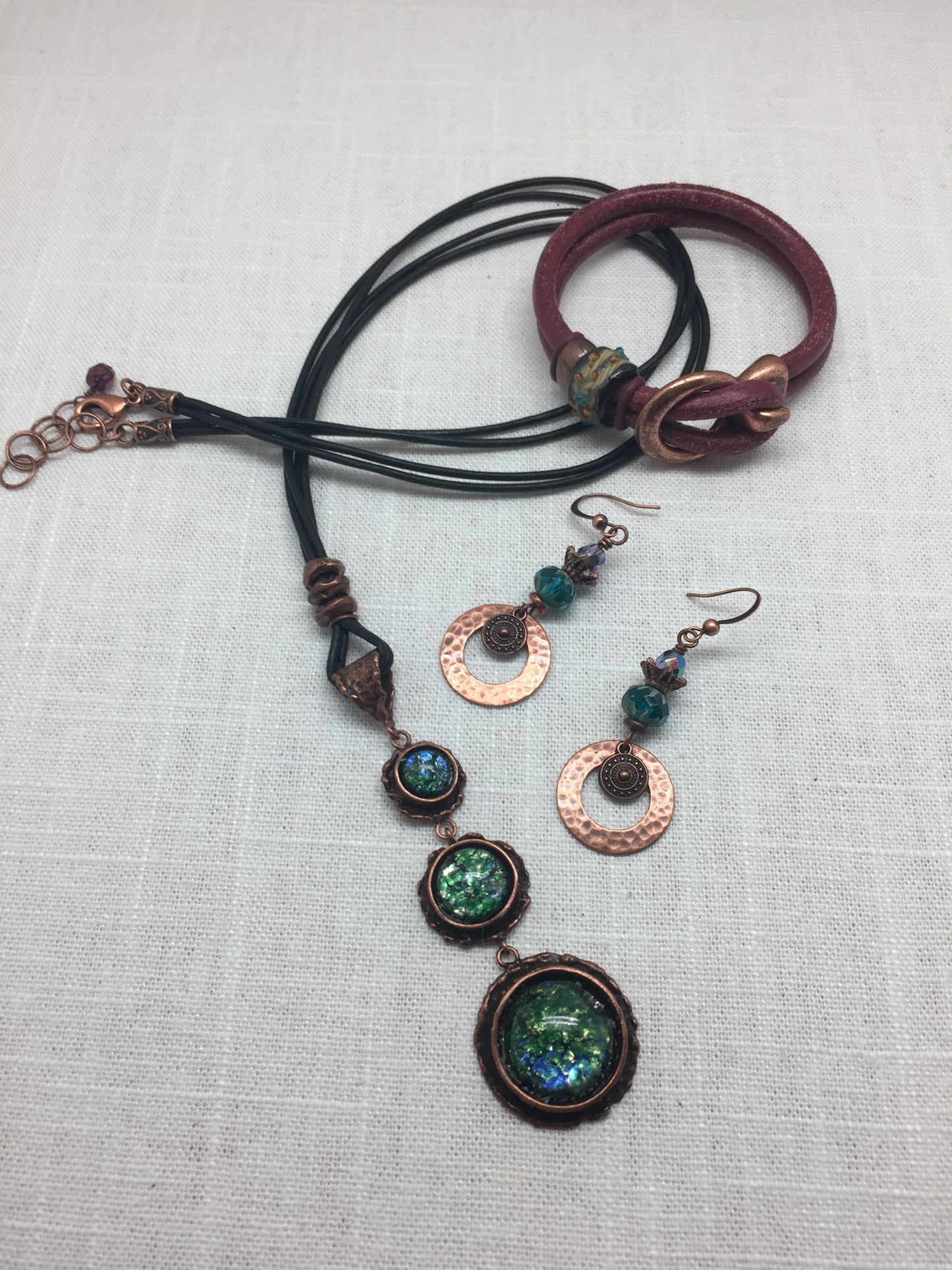 Glass Pendant Necklace