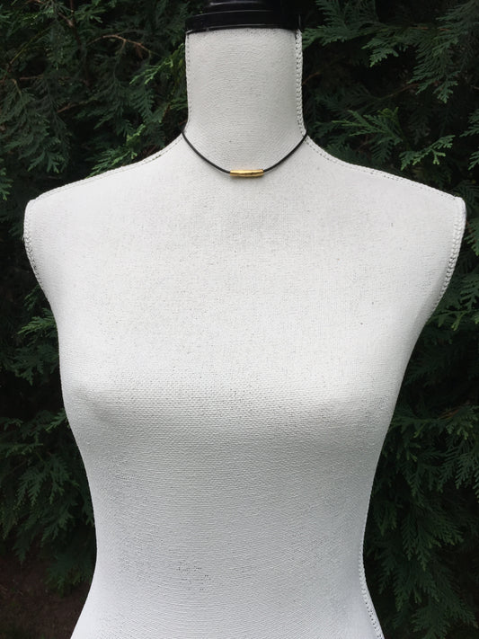 Gold Bar Choker