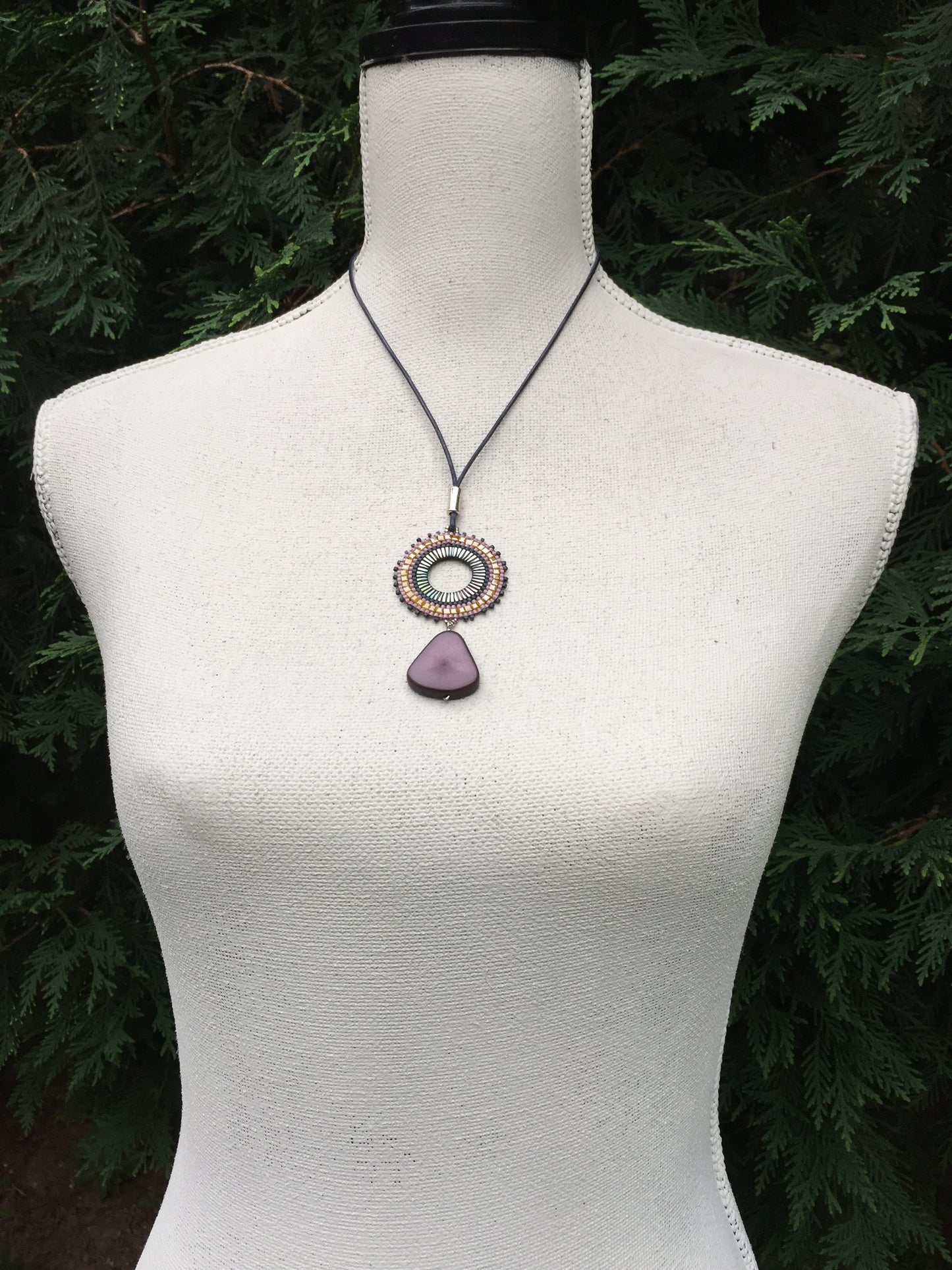 Woven Focal Necklace
