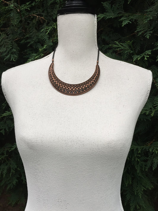Copper Collar Necklace