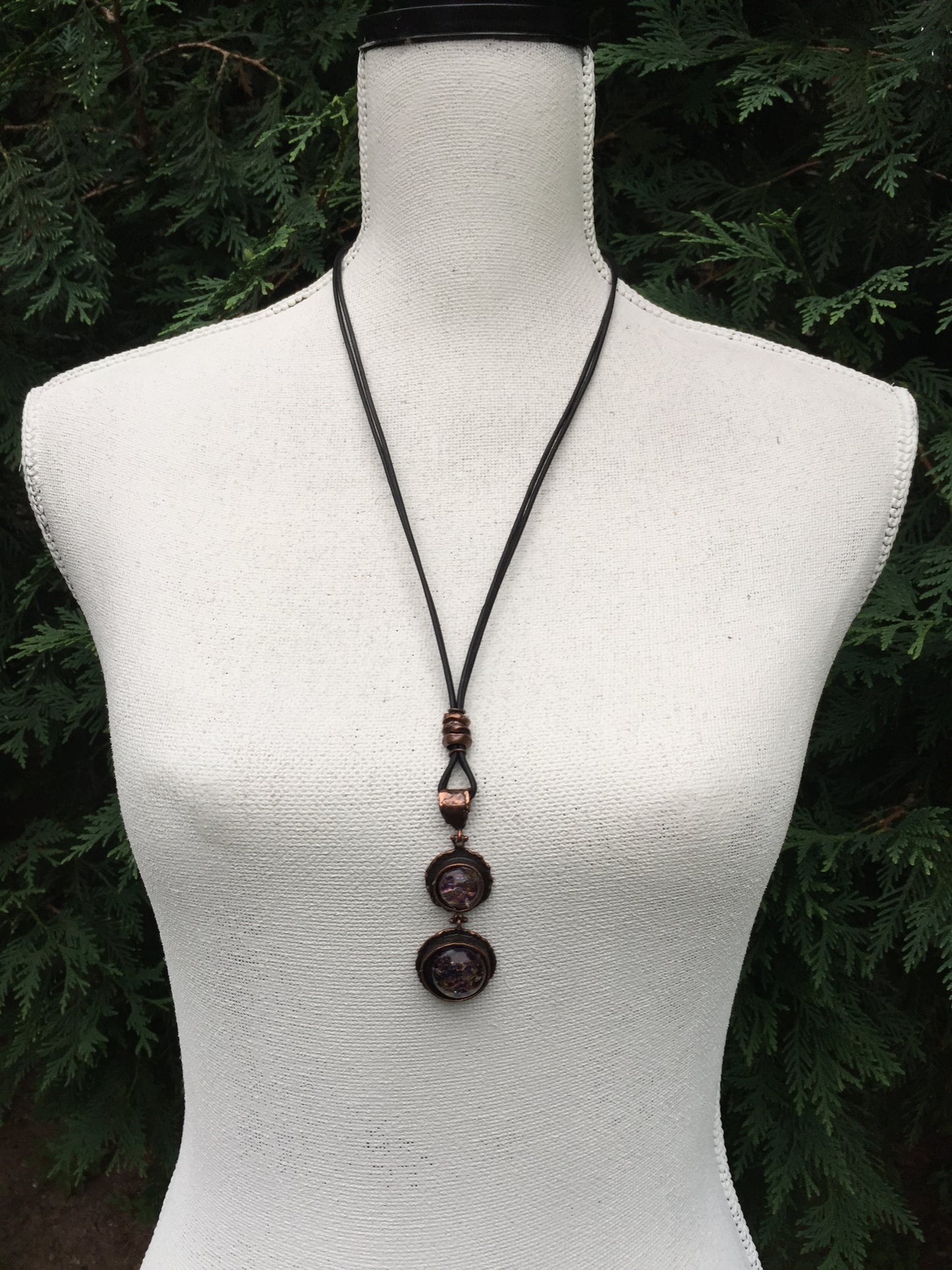 Glass Pendant Necklace