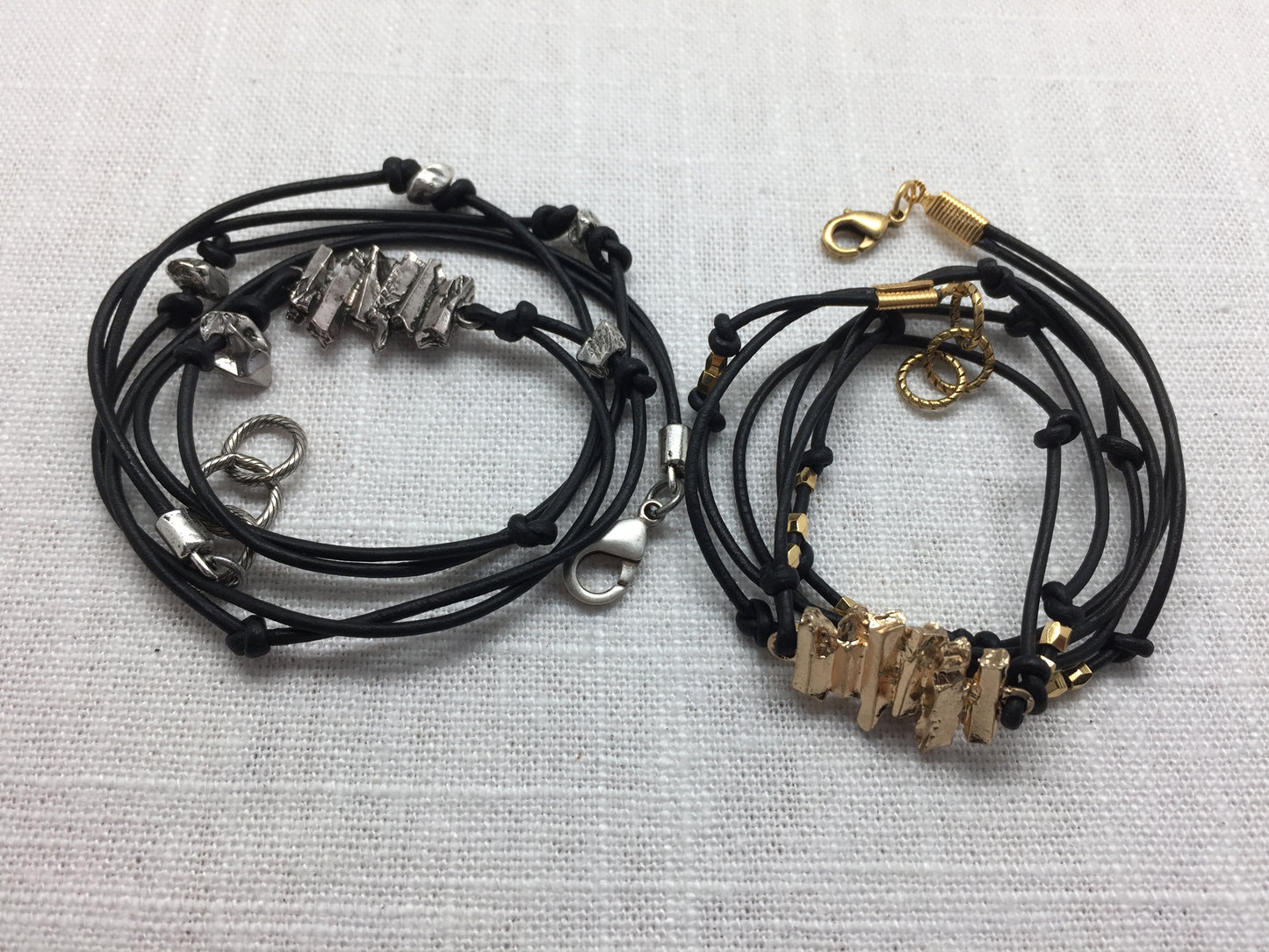 Golden Nugget Wrap Bracelet