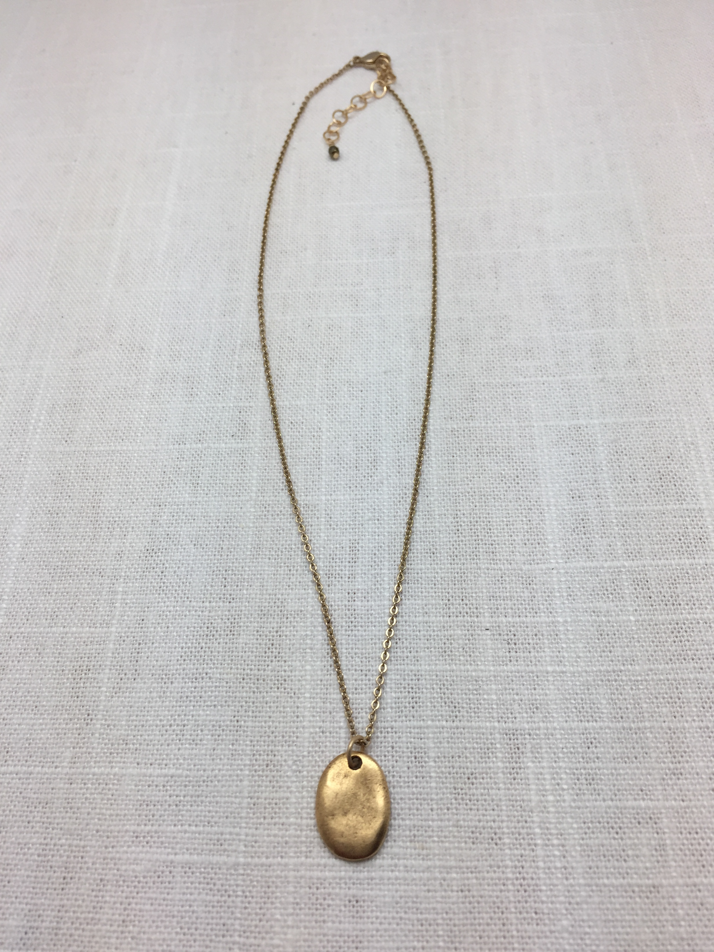 Gold Thumbprint Necklace