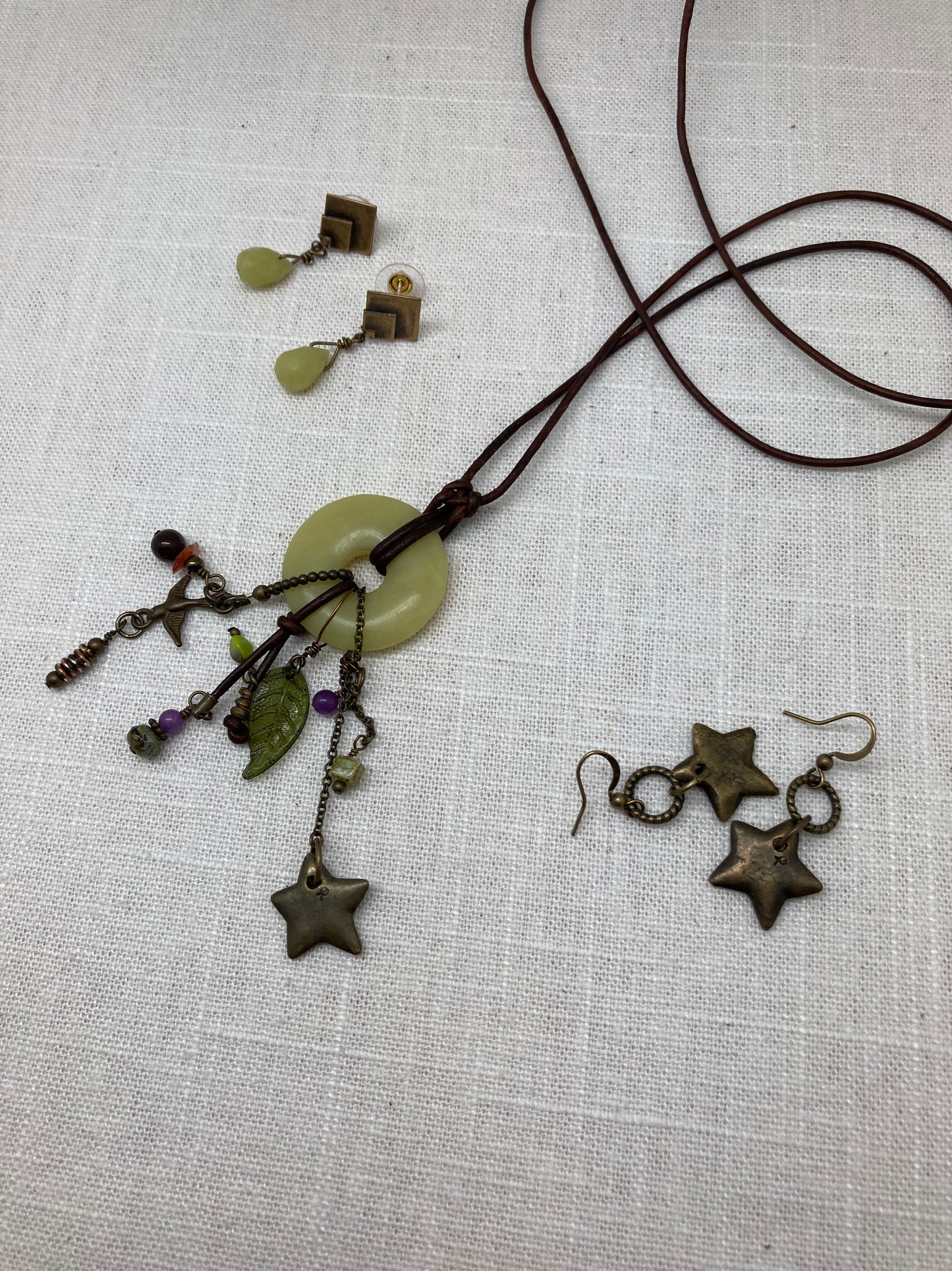 Charmed Lemon Jade Necklace