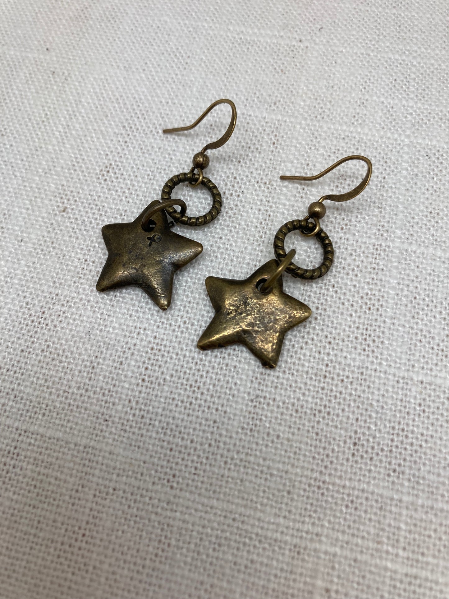 Rustic Star Earrings