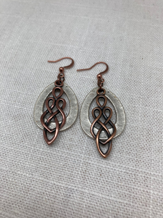 Celtic Teardrop Earring