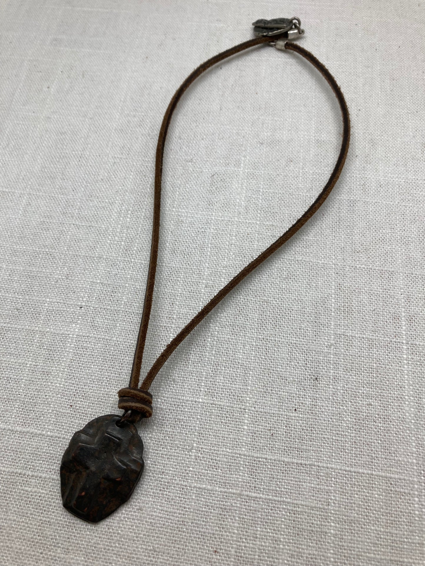 Oval Cross Necklace