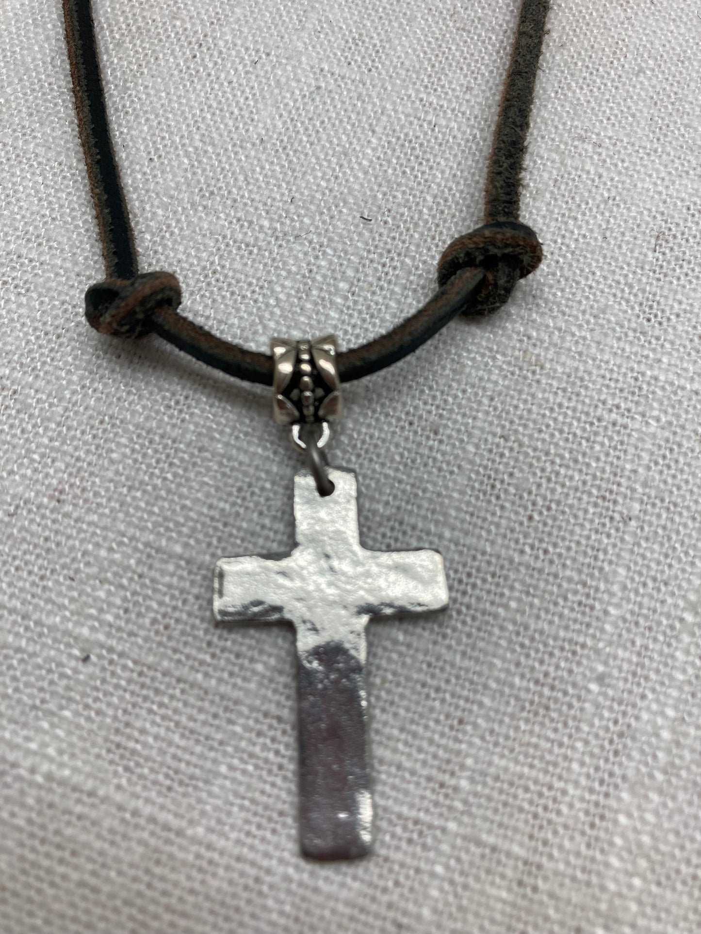 Rustic Cross Necklace